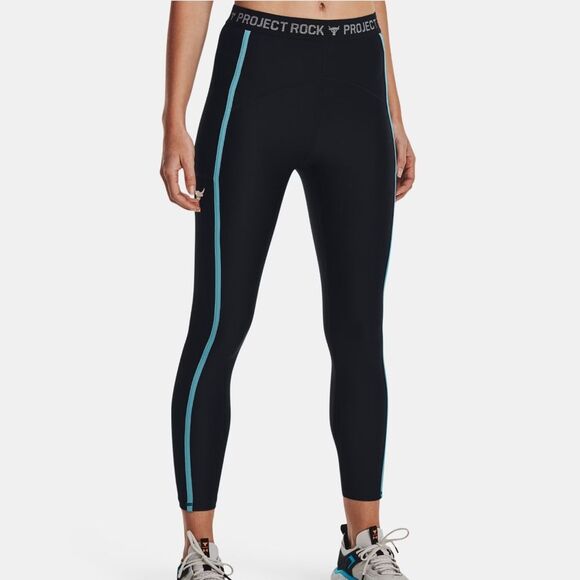 Under Armour Project Rock HeatGear® Ankle Leggings Size Small NWT - Picture 1 of 11